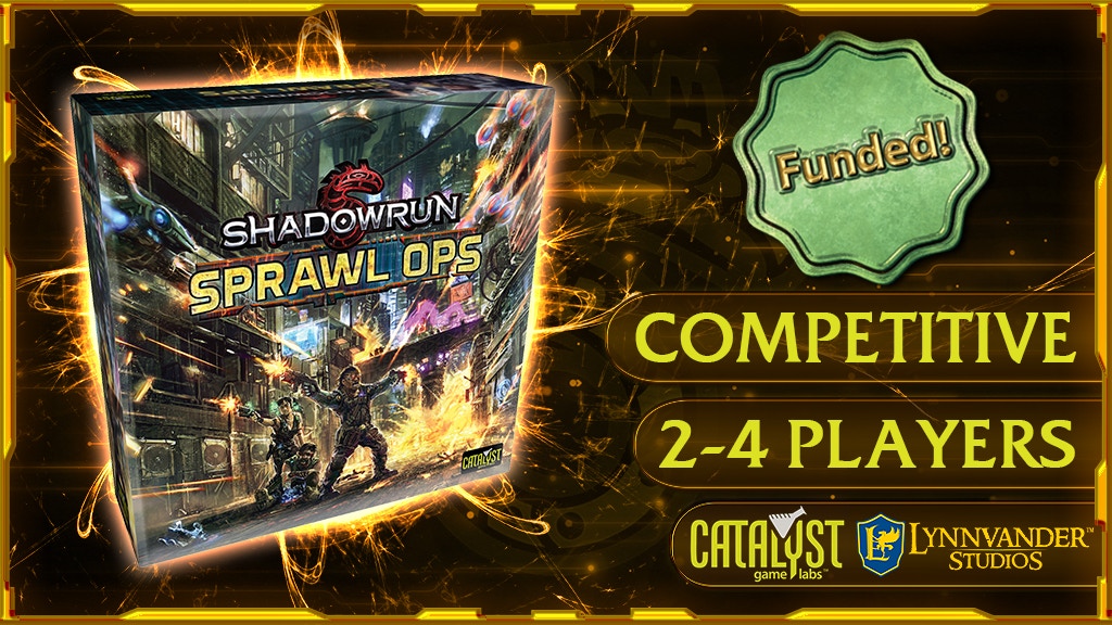 Shadowrun Sprawl Ops Board Game