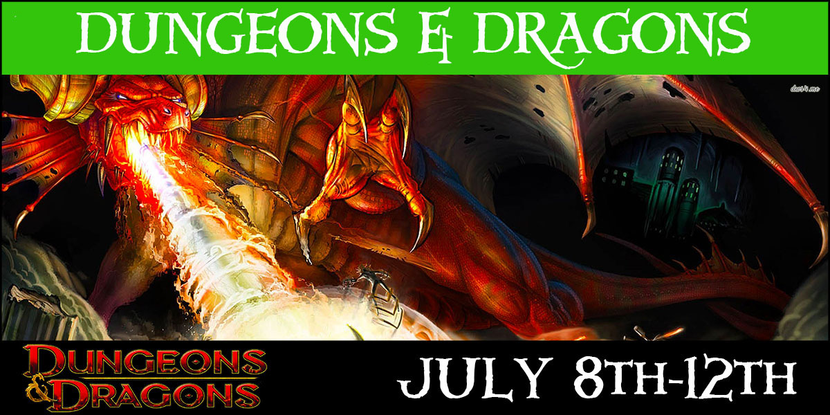 Dungeons & Dragons Adventure Camp: July 8th-12th