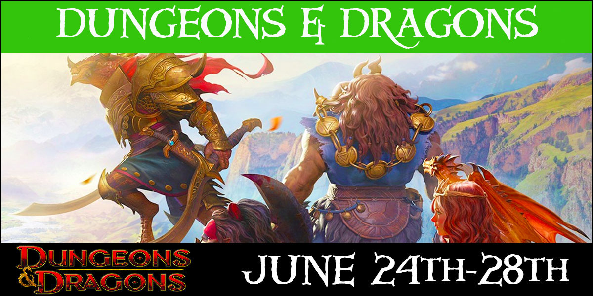 Dungeons & Dragons Adventure Camp: June 24th-28th
