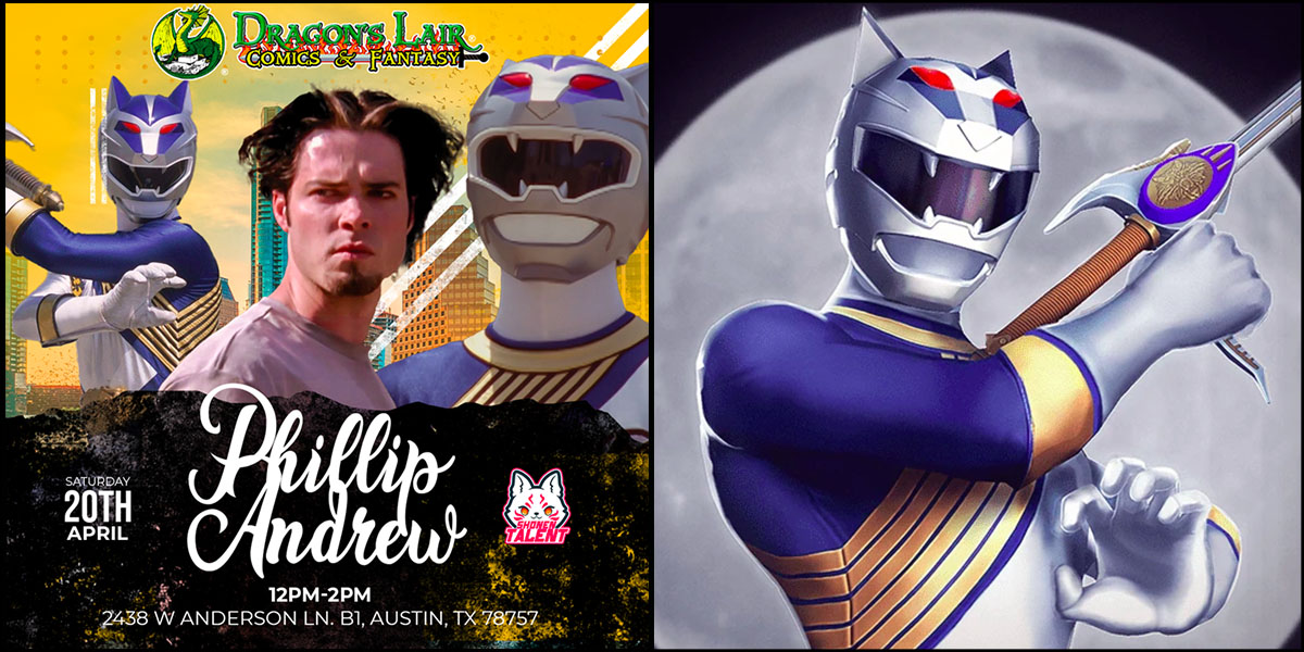Power Rangers Signing with Phillip Andrew!