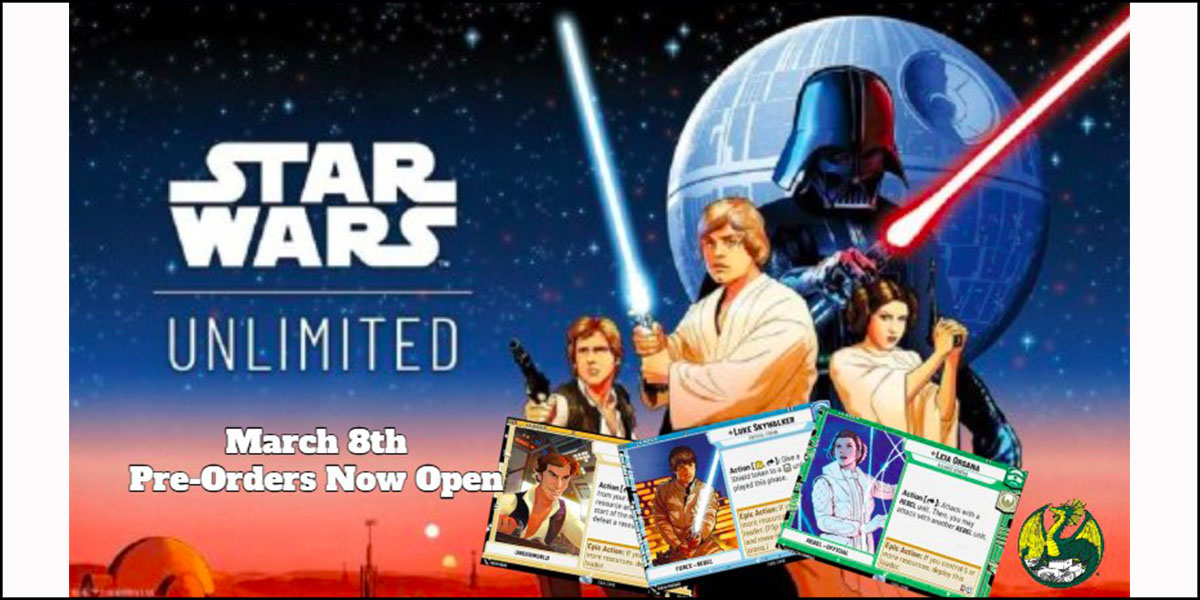 Star Wars Unlimited Pre-Orders Now Open!