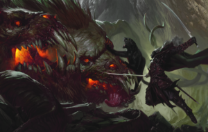 Rage-of-Demons-Key-Art-Drizzt-vs.-Demogorgon