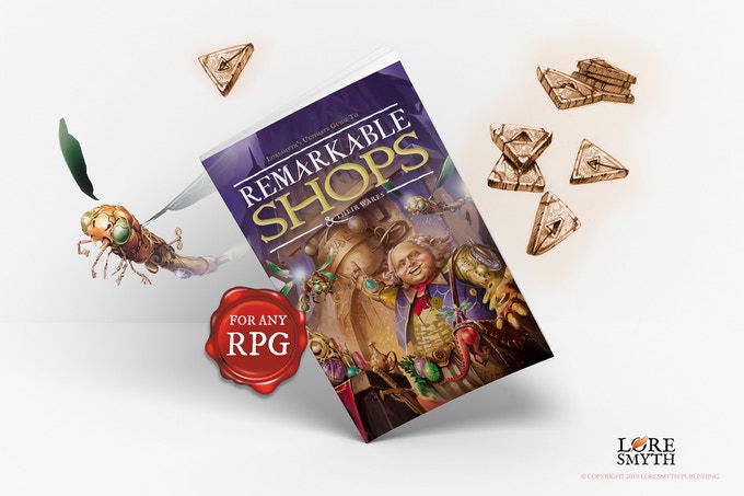 Remarkable Shops & Their Wares RPG book