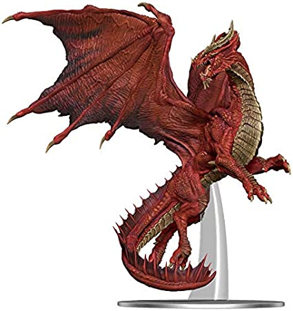 Amazon.com: D&D: Icons of The Realms: Premium Figure: Adult Red Dragon:  Toys & Games