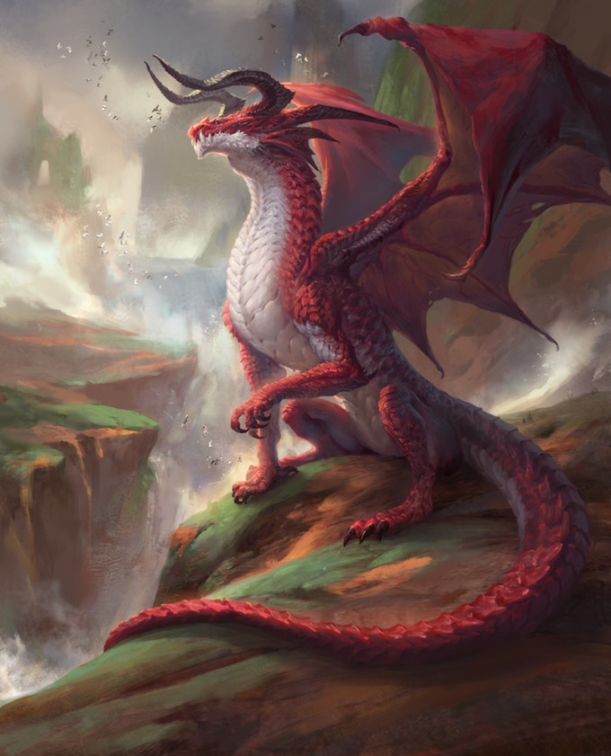 Red Legendary Dragon